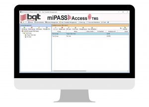 monitor screen showing a software interface